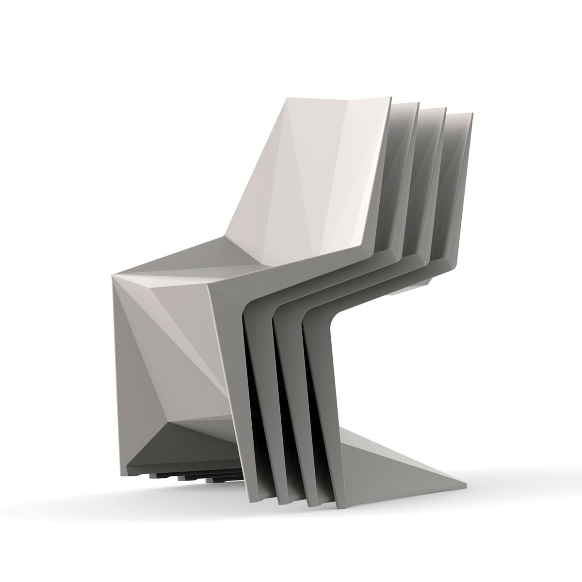 099811 Стул без подлокотников Vondom Voxel - Вид №3