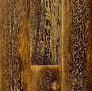 Инженерная доска Siberian Floors Винтаж 2 Тюдор Осветленный Золотая Патина Лак Уф Дуб Селект с брашью (Текстурированная) 500-2300х180/200 мм.
