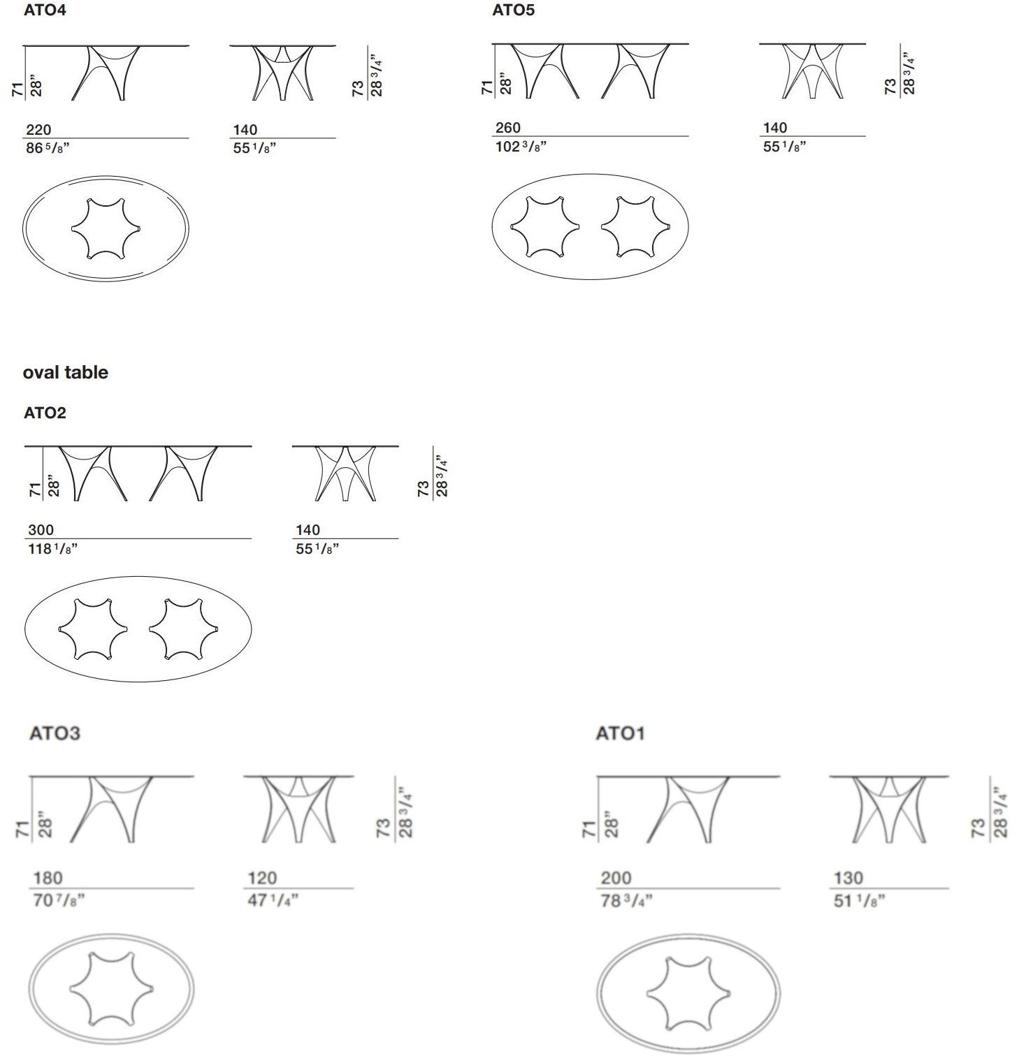 Molteni & C. Овальный стеклянный стол sun-id-1494980 - Вид №3