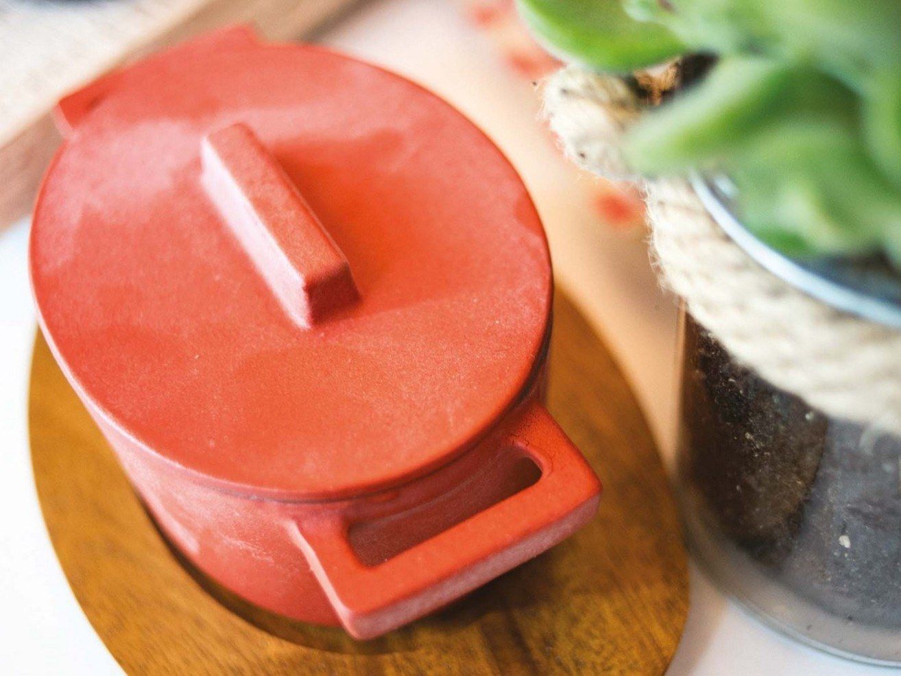 Овальная чугунная кастрюля с крышкой Sambonet Terracotto ARCH-00099909 - Вид №8