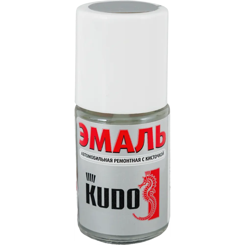 Эмаль автомобильная Kudo с кисточкой цвет платина 15 мл STLM-2056118