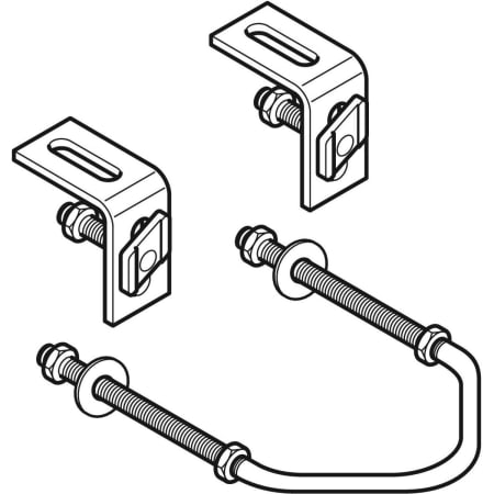 358.829.00.1 Крепление воронки для дождевой воды Geberit Pluvia Geberit  - Вид №1