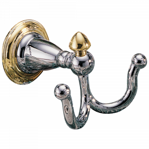 75035-CB Двойной крючок для халатов Delta Faucet Victorian Хром и полированная латунь