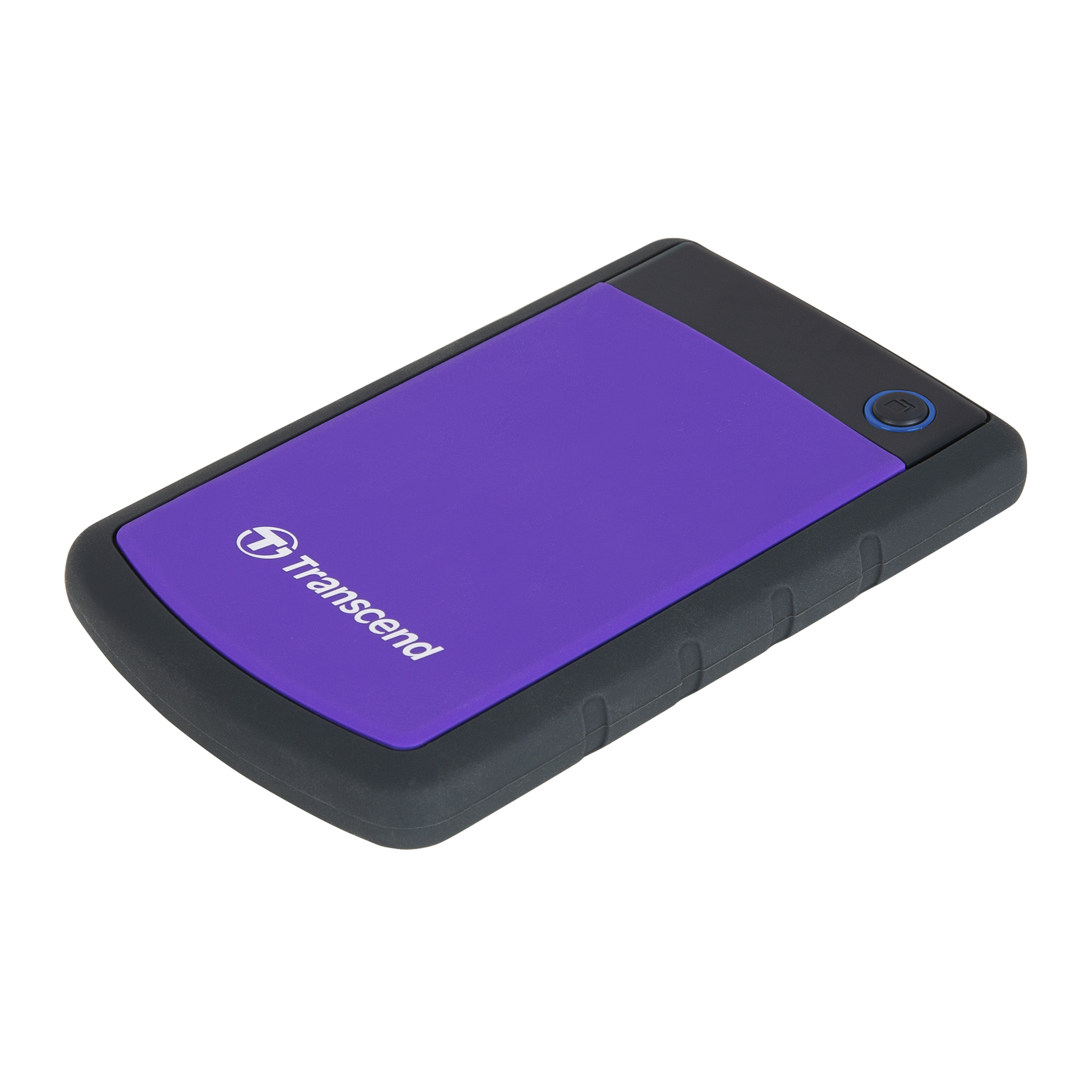 TS2TSJ25H3P usb3.0 2tb storejet 2.5" h series purple (fully rubber cover, one touch backup) Transcend Santreyd  - Вид №1
