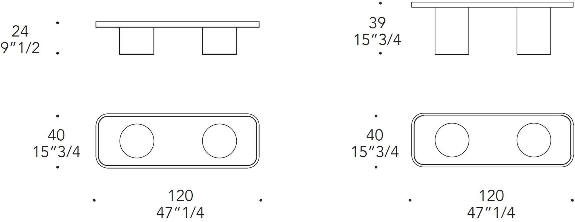 Reflex Низкий журнальный столик из дерева и стекла Tau sun-id-1505165 - Вид №3
