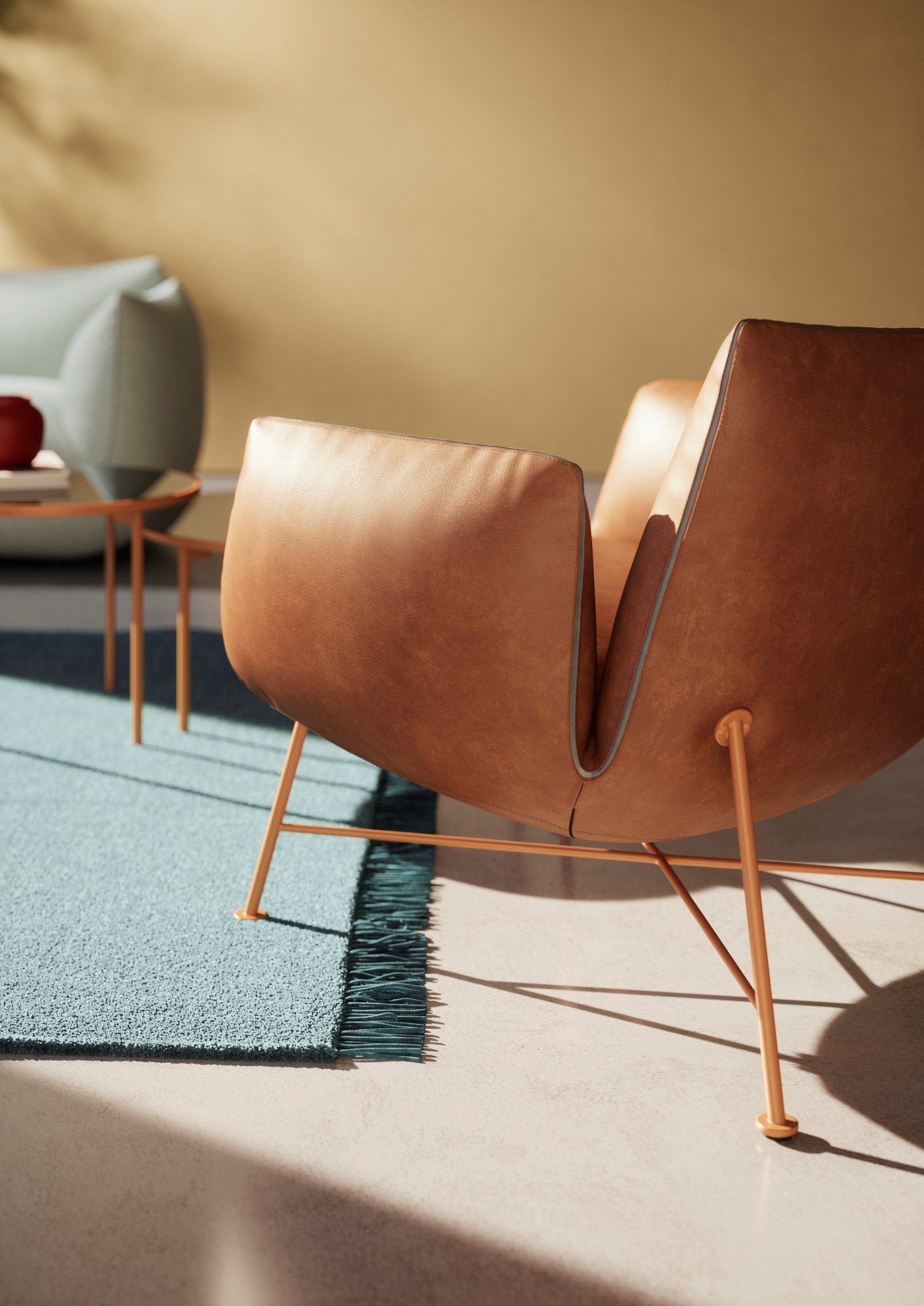 Кожаное кресло с подлокотниками COR Jalis ARCH-00042951 - Вид №1