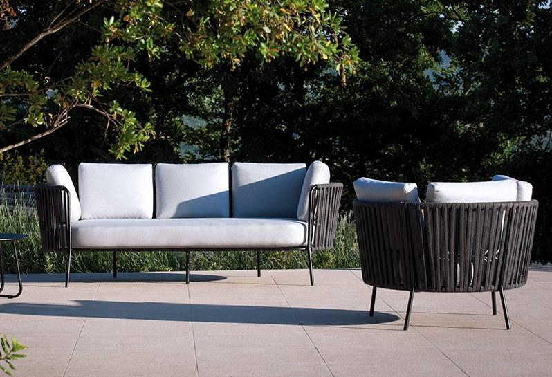 Vermobil 3-х местный садовый диван Desiree rope De635 - de638 - Вид №9