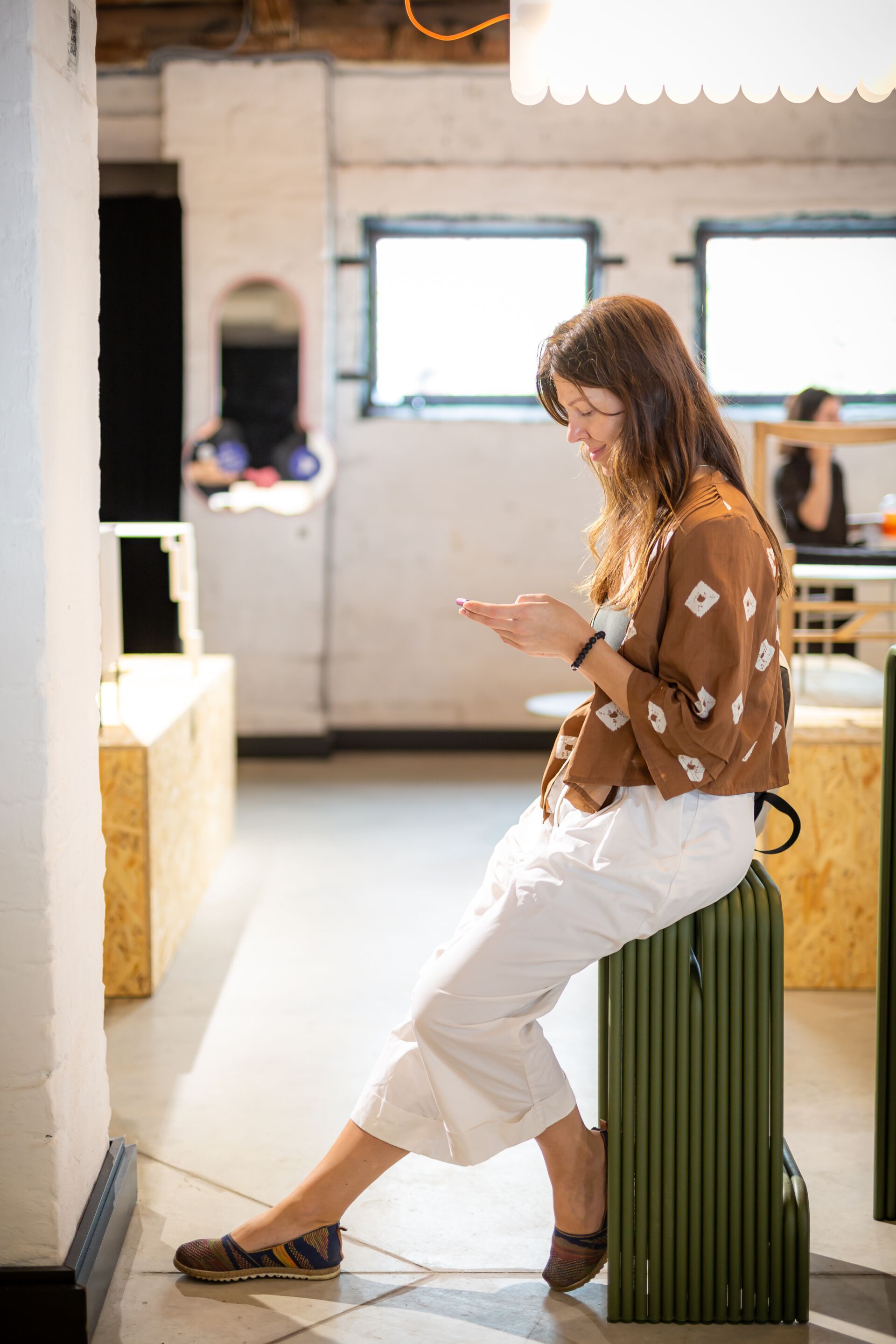 Алюминиевый высокий садовый стул с порошковым покрытием Joyf TUbe ARCH-00031635 - Вид №21