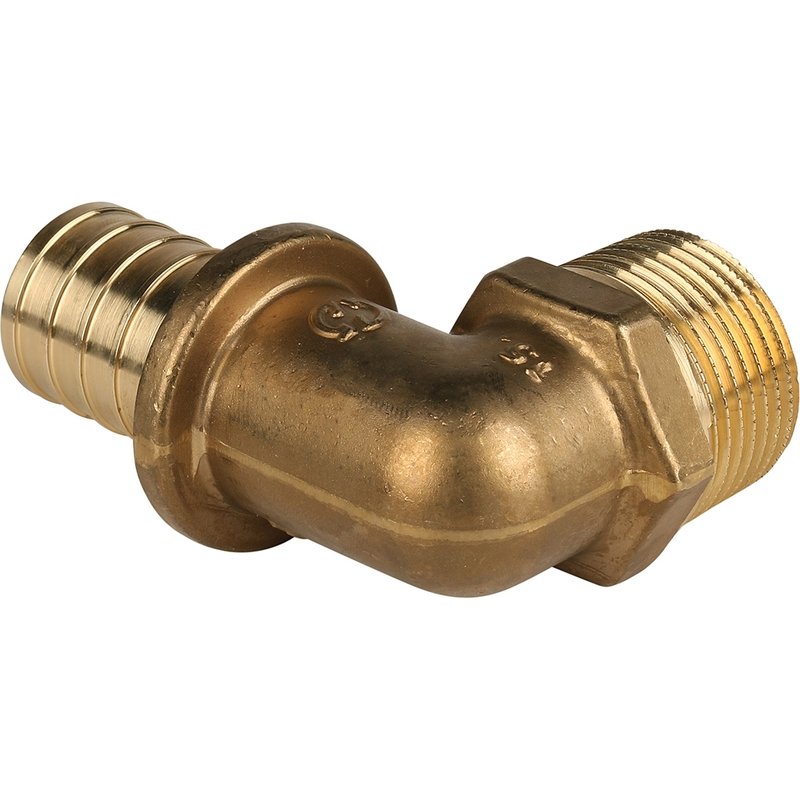 Угольник-переходник НР 32x1" аксиальный для труб из сшитого полиэтилена STOUT SFA0005003210 - Вид №2