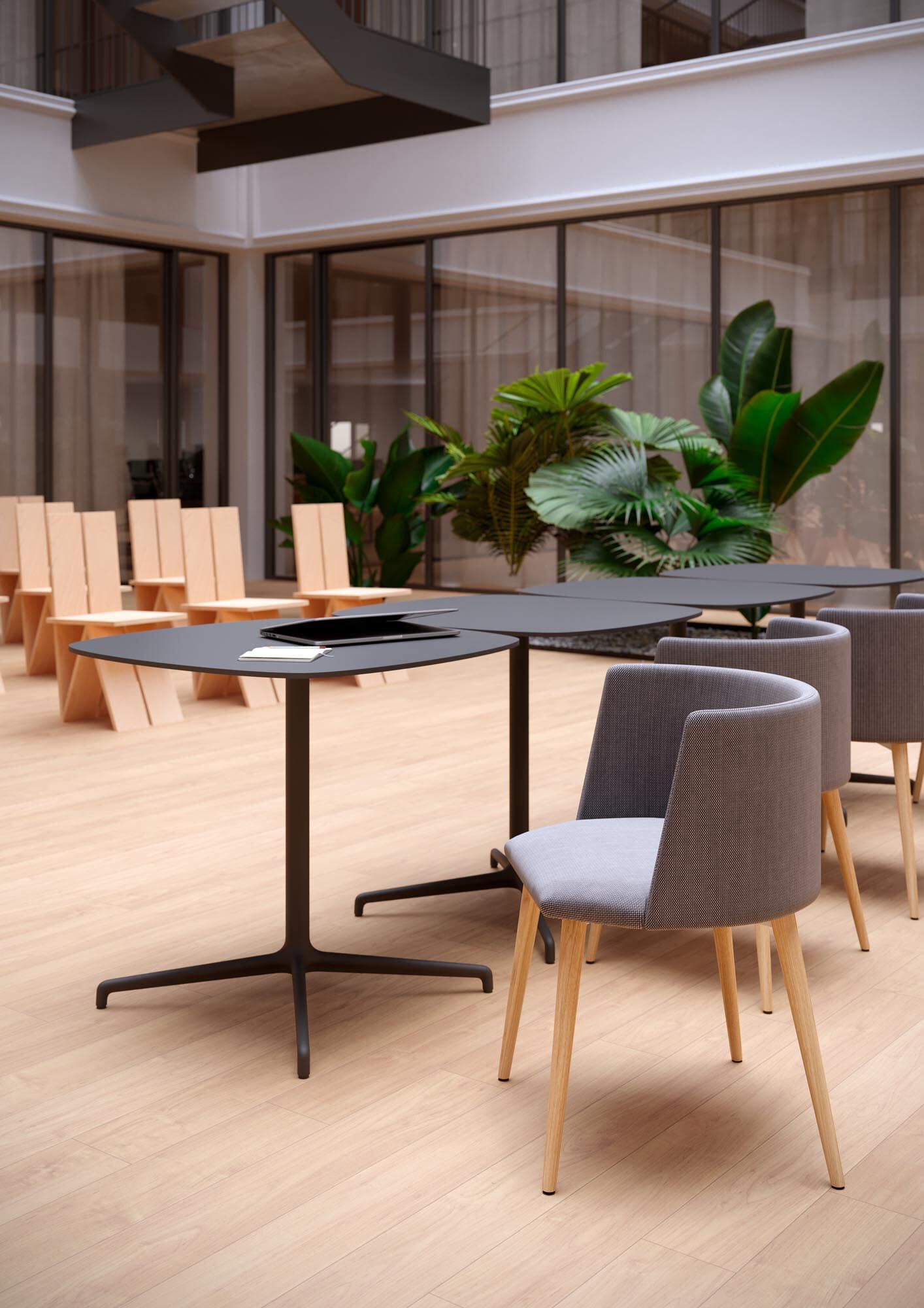 Круглый алюминиевый стол SITIA AMANTIS ARCH-00003955 - Вид №5