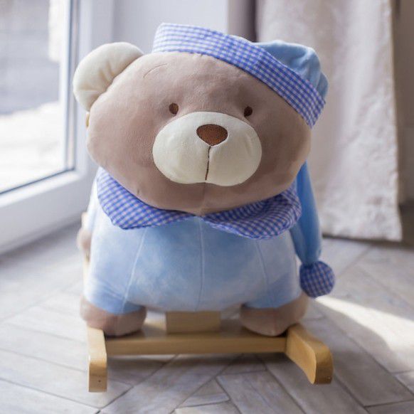 Качалка детская "Мишка" голубая COMFORTBABY  351334 Голубой Santreyd  - Вид №2