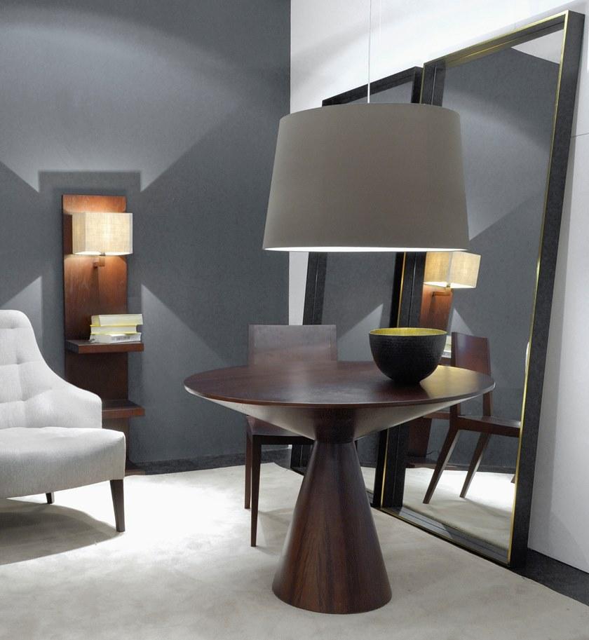 HMD INTERIORS Круглый обеденный стол из фанерованной древесины по контракту Lola sun-id-1447117 - Вид №2