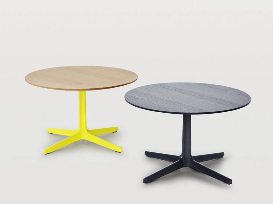 Круглый журнальный столик с деревянной столешницей de Sede DS-144 ARCH-00028801 - Вид №4