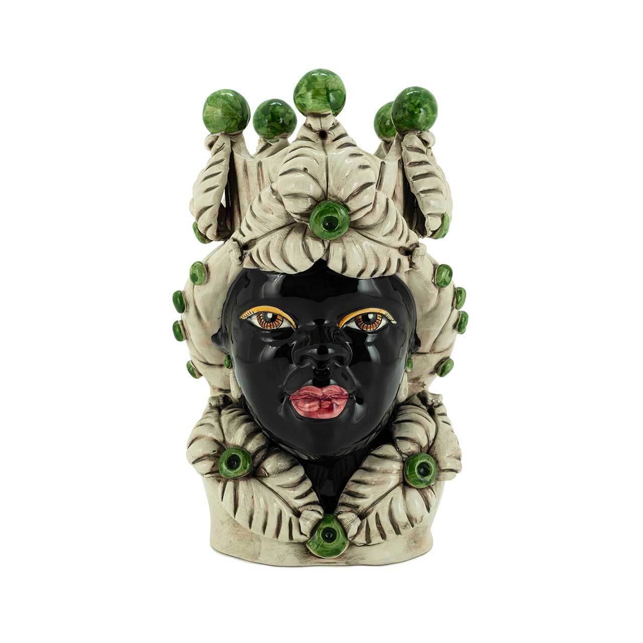 200943-86 ABHIKA ВАЗА МОРО ЛЕДИ ЕВА DARK GREEN  - Вид №4