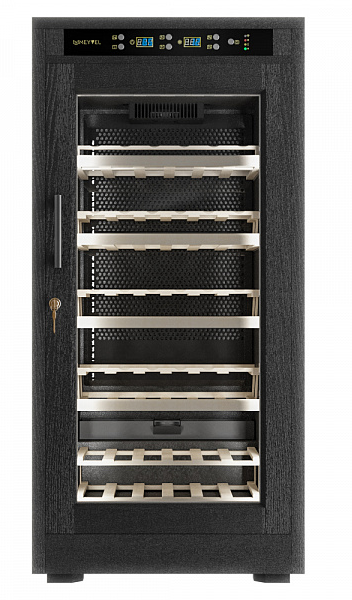 9186659 Винный шкаф Meyvel MV66-WB1-M черный STDN-0018089 - Вид №4