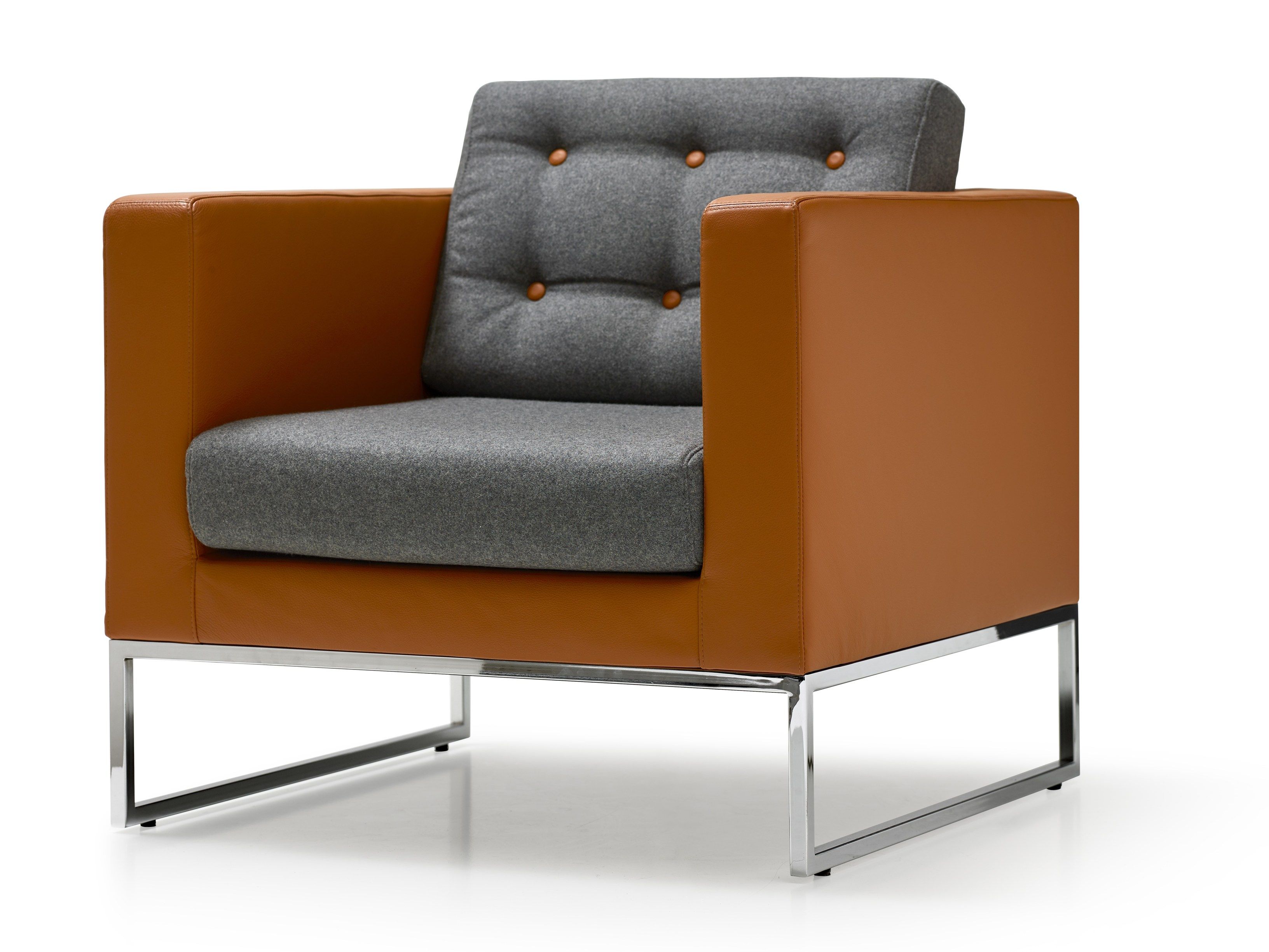 Кресло для саней capitonné из ткани с подлокотниками Quinti Sedute ARCH-00133354