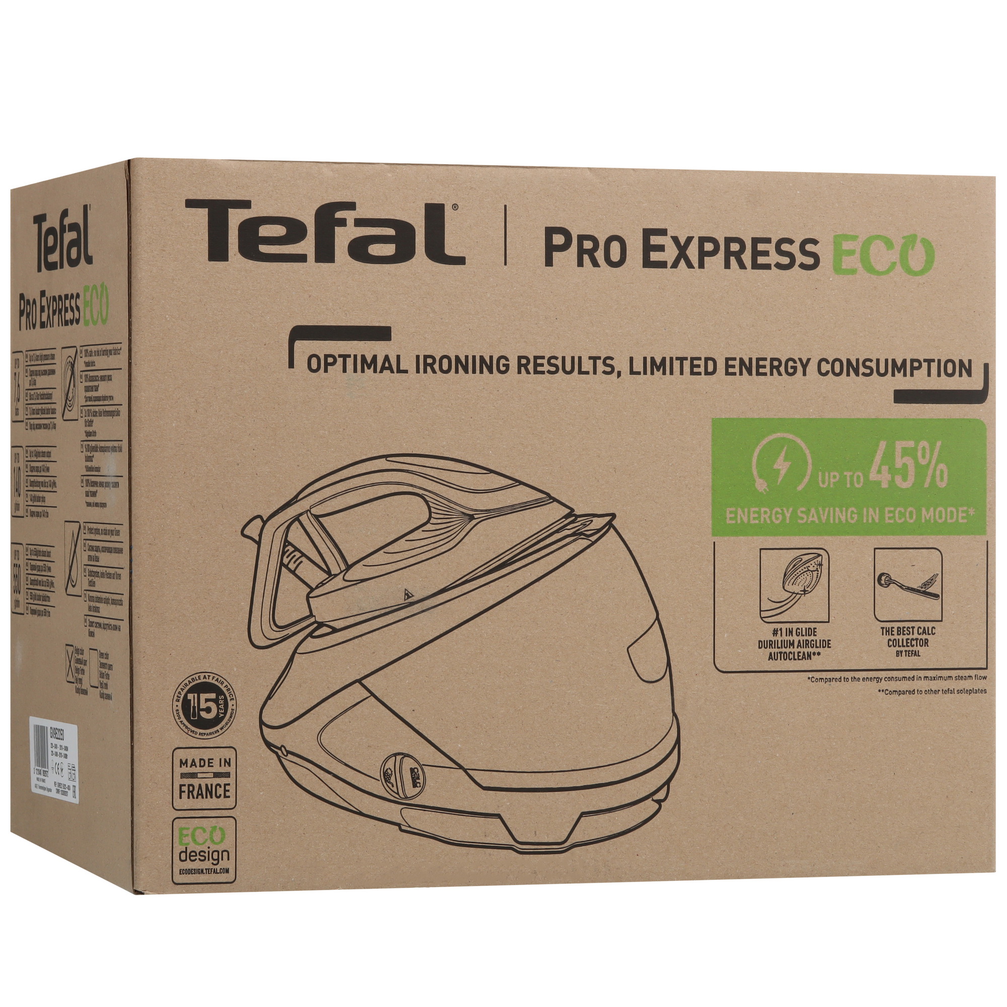 9254697 Парогенератор Tefal GV9E22E0 бежевый STDN-0088078 - Вид №12