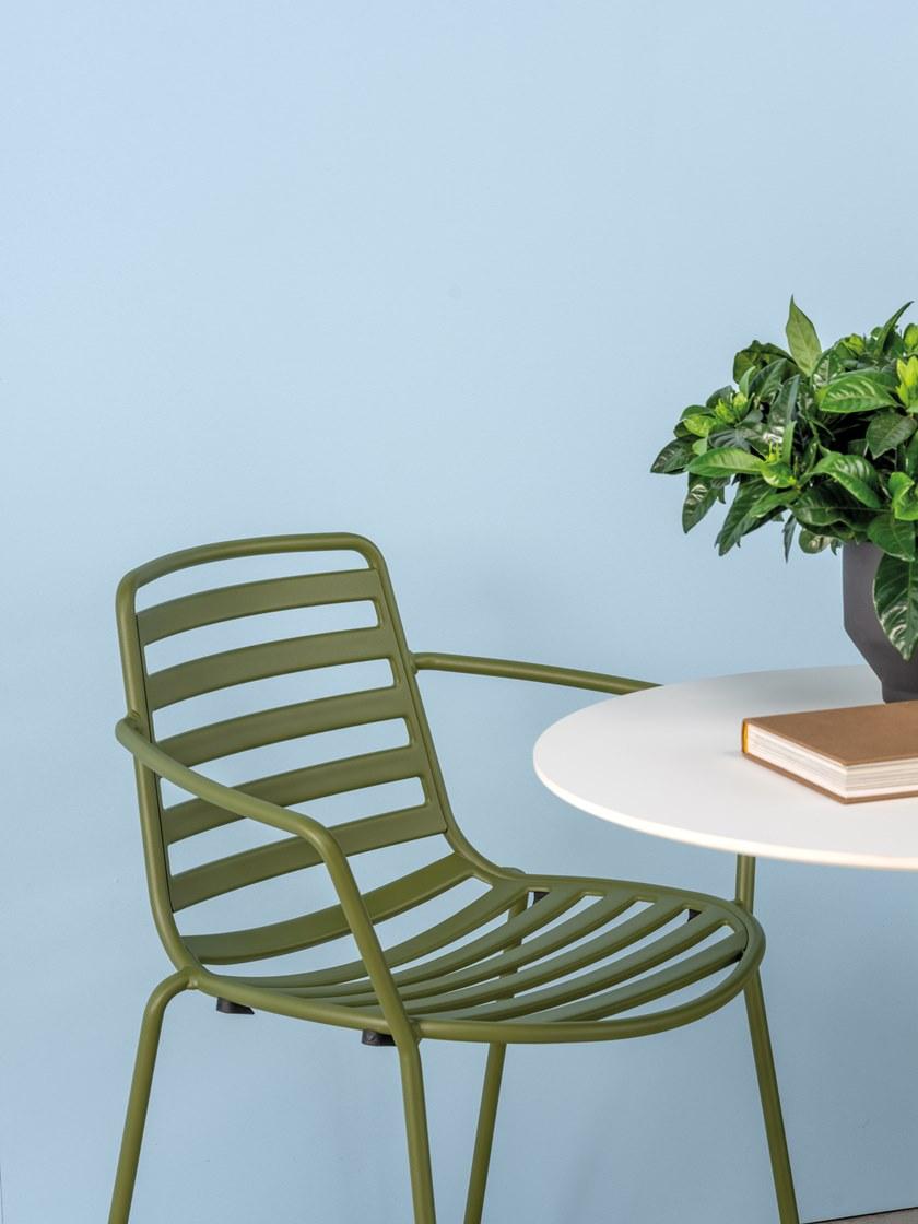 ENEA Садовый стул из стали с подлокотниками Street sun-id-1470759 - Вид №6