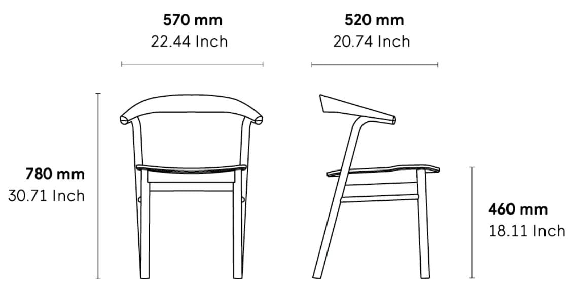 Дубовый стул с мягким сиденьем ALKI MAKIL ARCH-00070367 - Вид №12