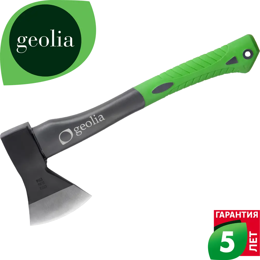 Топор Geolia 0.6 кг рукоятка Стекловолокно/Фибергласс 36 см 81966073 STLM-2162868 