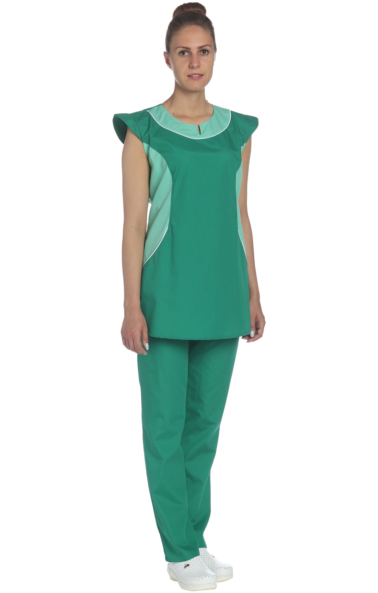 69292 Костюм "Лига" цвет зеленый с салатовым  Медицинская одежда  размер 58 Спецодежда  - Вид №9