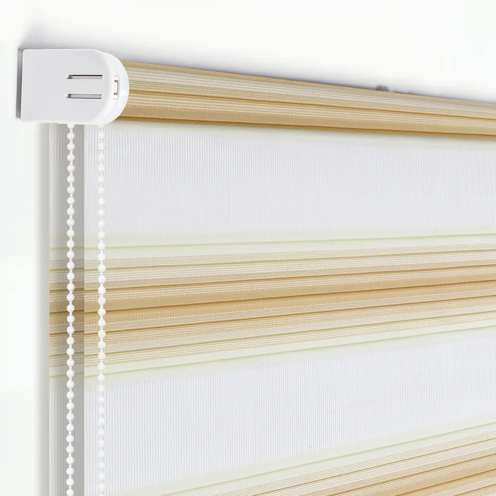 Штора рулонная день-ночь Palermo 100x160 см бежевая MIAMOZA Д/н Palermo STLM-2108340 - Вид №1