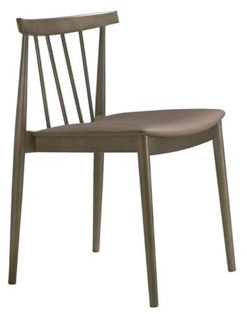 Andreu World Стул из бука, штабелируемый, со встроенной подушкой Smile Si0324 - Вид №1