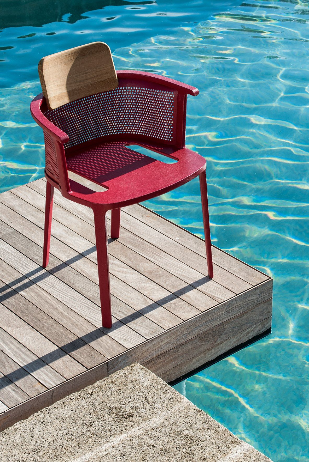 Алюминиевый штабелируемый садовый стул Ethimo Nicolette ARCH-00119635 - Вид №5