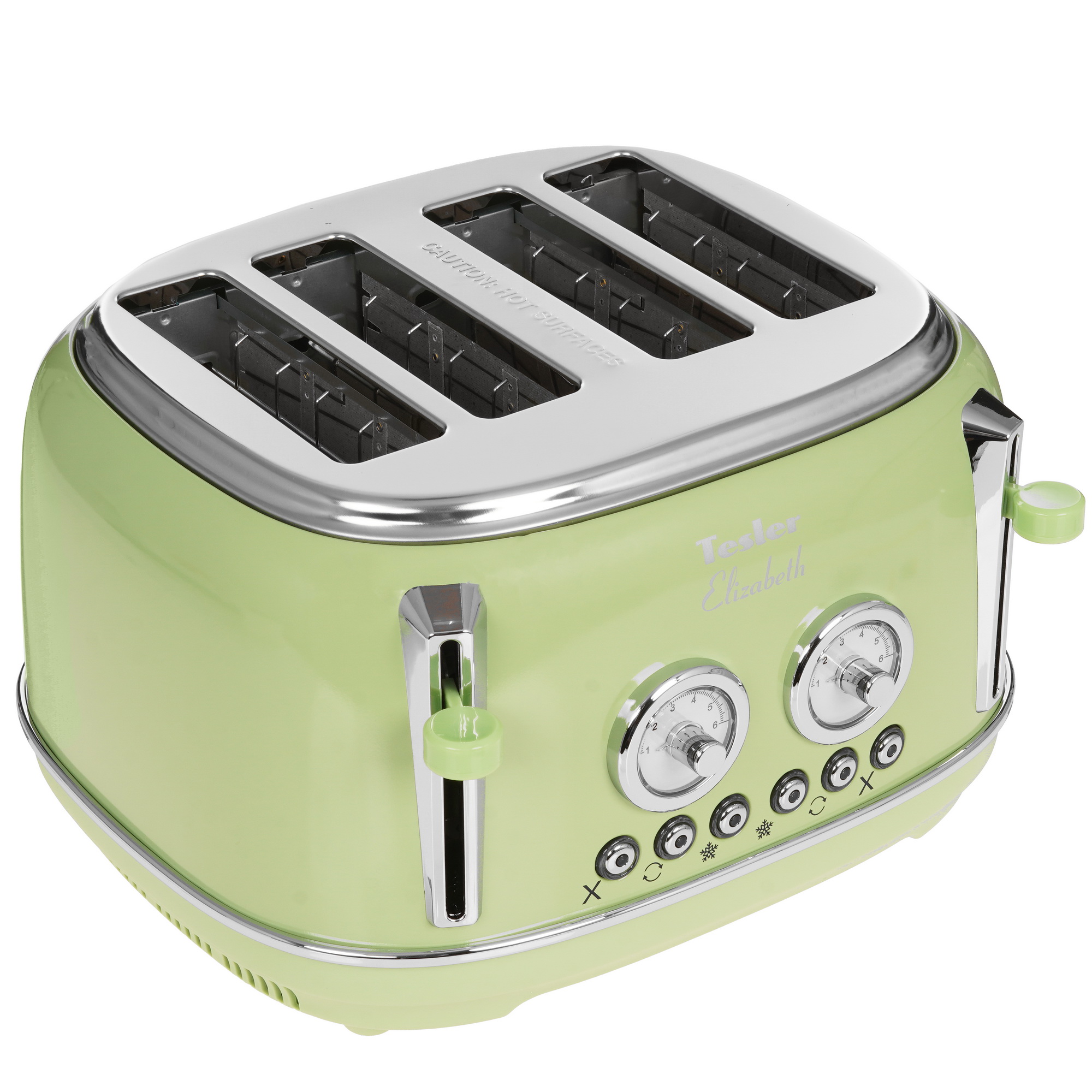 9057396 Тостер TESLER TT-445 зеленый STDN-0070354