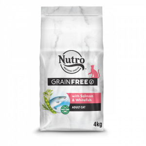 ПР0059467 Корм для кошек с лососем, белой рыбой и экстрактом розмарина сух. 4кг NUTRO