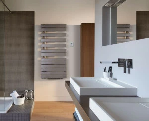 Водяной радиатор FL118-055IFS Fassane Spa +Air Asymétrique à gauche (avec soufflant) Acova 1220