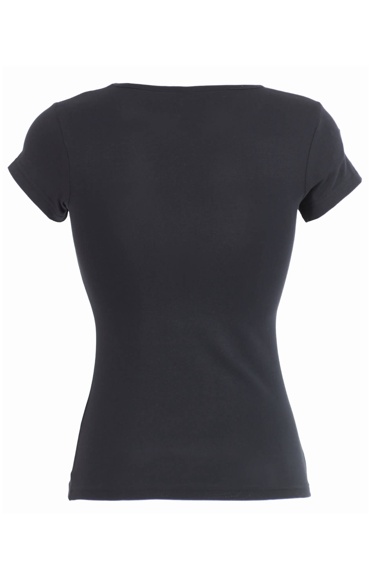 62109 Футболка женская черная LUXE  Одежда для официантов  размер M  - Вид №3