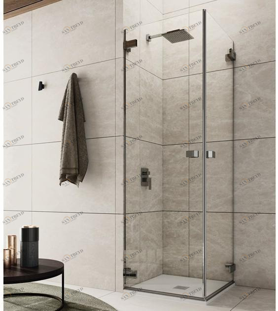 INDA® Душевой уголок угловой с распашной дверцей Azure B901/b902/b925/b975