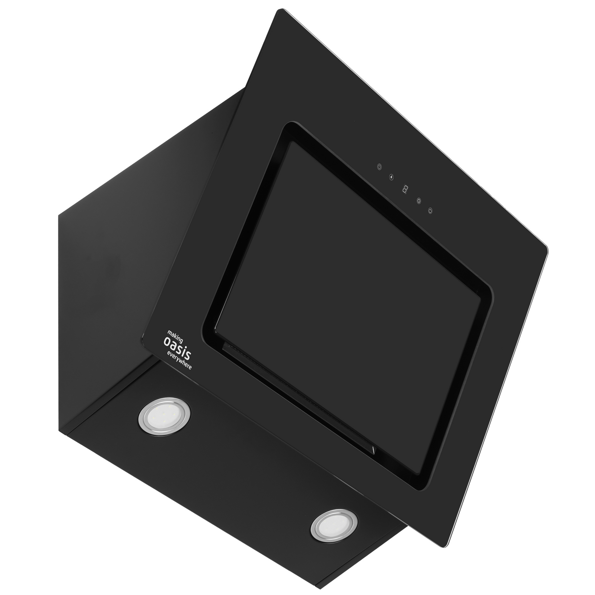 9082723 Вытяжка наклонная Оasis NA-60B черный/черный OASIS STDN-0110590