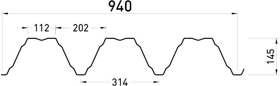 Sandrini Metalli Конструкционный профнастил для больших пролетов sun-id-1357542 - Вид №5