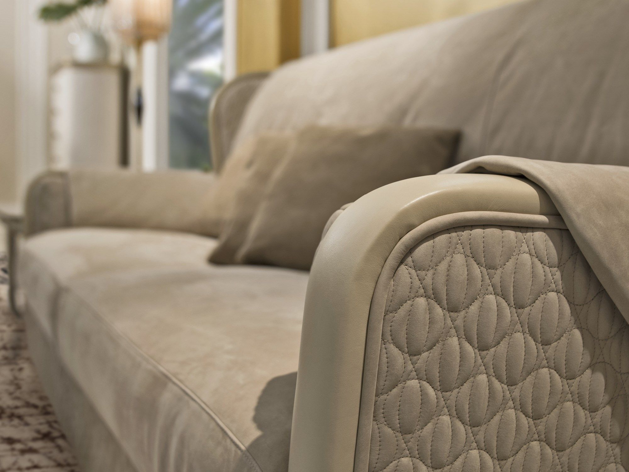 Диван из нубука A.R. Arredamenti ARCH-00063657 - Вид №2