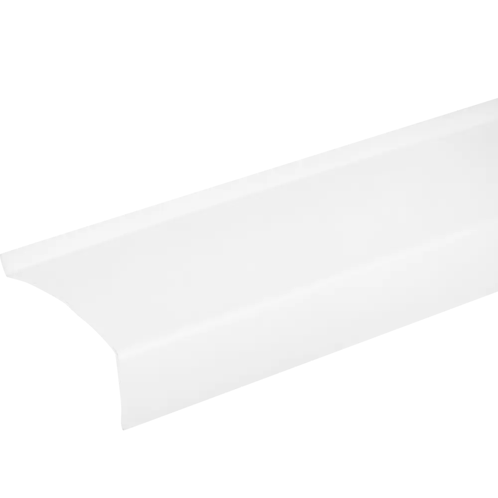 Отлив ПВХ 3000x150 мм белый FINEBER STLM-2010837 - Вид №1