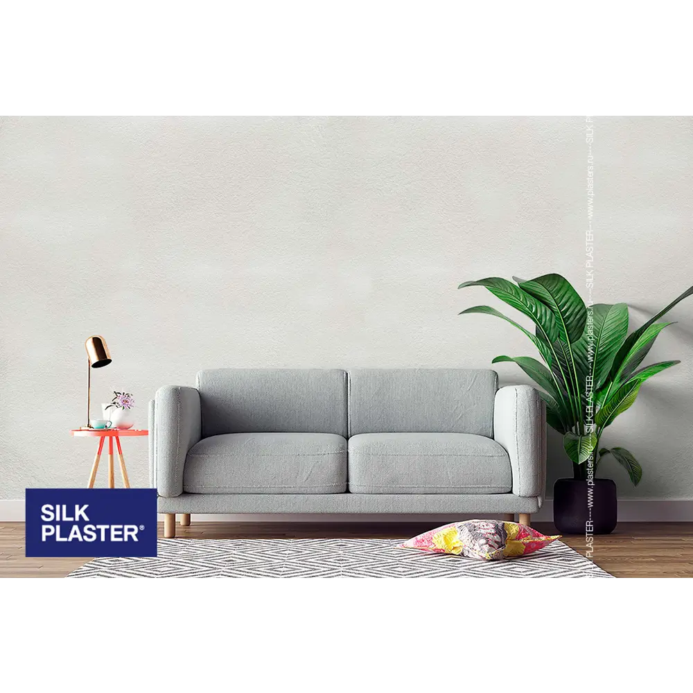 Жидкие обои Silk Plaster Absolute А250 1.1 кг цвет жемчужно-белый STLM-2039712 - Вид №3