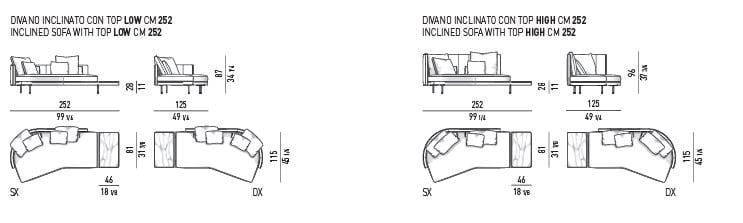 Ткань диван Minotti Torii ARCH-00100950 - Вид №7