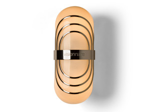 Настенный светильник из дутого стекла