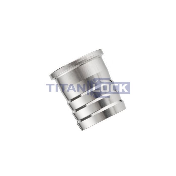 Кран шаровый водоразборный со штуцером, резьба BSP 3/4", нерж.сталь, TL75BCV TITAN LOCK  - Вид №8