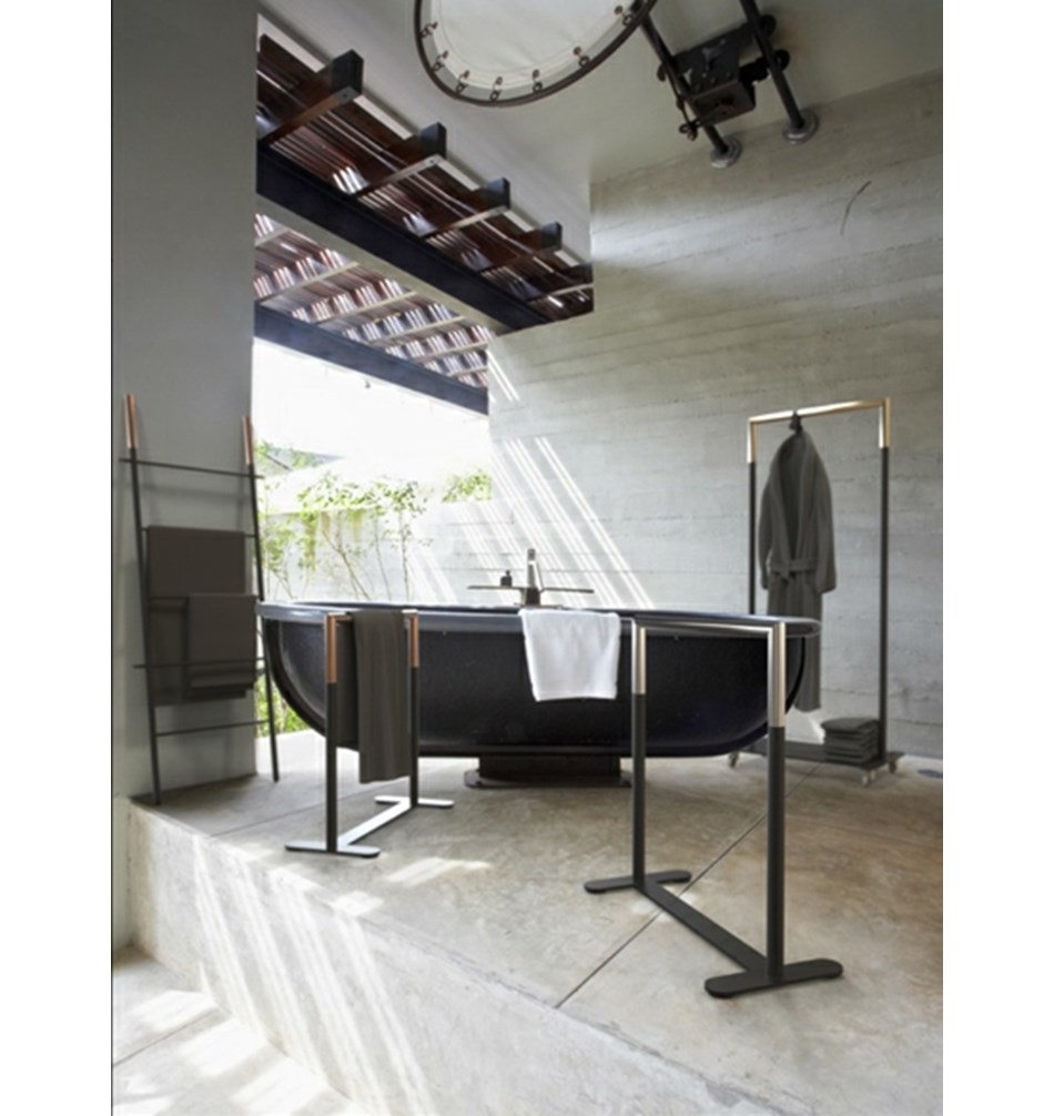 FROST БУКТО Лестница » черный / медь Сталь / нержавеющая сталь Черный / медь U6009-CB  - Вид №2