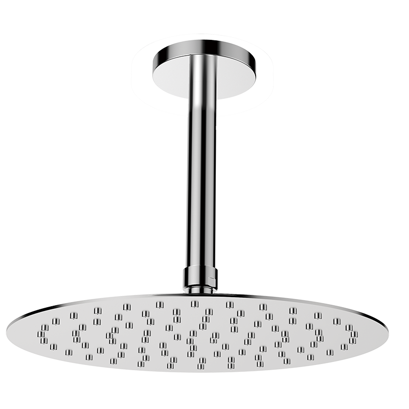 05027012 PREMIUM Тонкий Showerhead + Потолочный кронштейн Усиленный Хром GRB MIXERS 