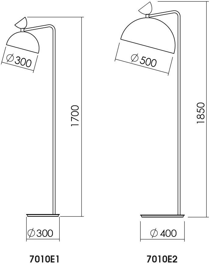 NEXO LUCE Светодиодный торшер из стали Oxen floor lamp 7010e1 / 7010e2 - Вид №5