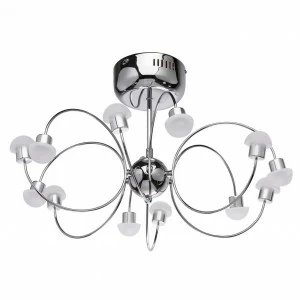 Потолочная светодиодная люстра De Markt Вега 329011512 белая DE MARKT ВЕГА 183630 Белый