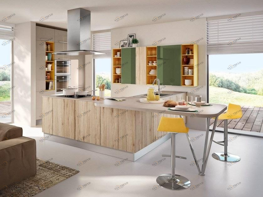 Cucine Lube Кухня с полуостровом Swing sun-id-1446770