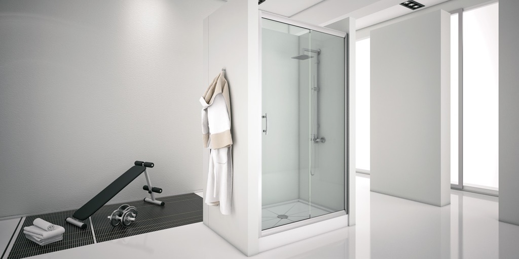 Душевая дверь Aquanet Alfa 140-12, прозрачное стекло 168421 - Вид №2