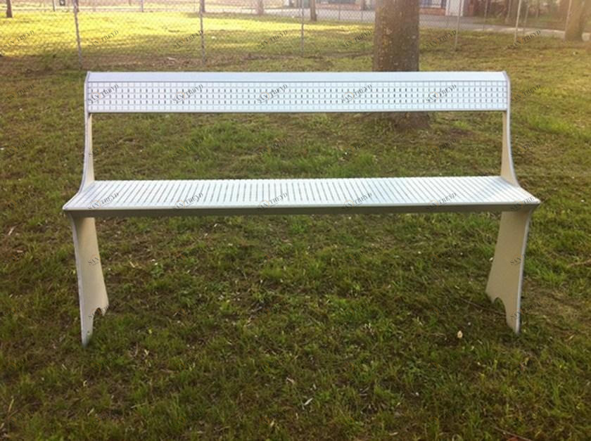 ALUSCALAE Лежащая алюминиевая скамья со спинкой sun-id-1434476