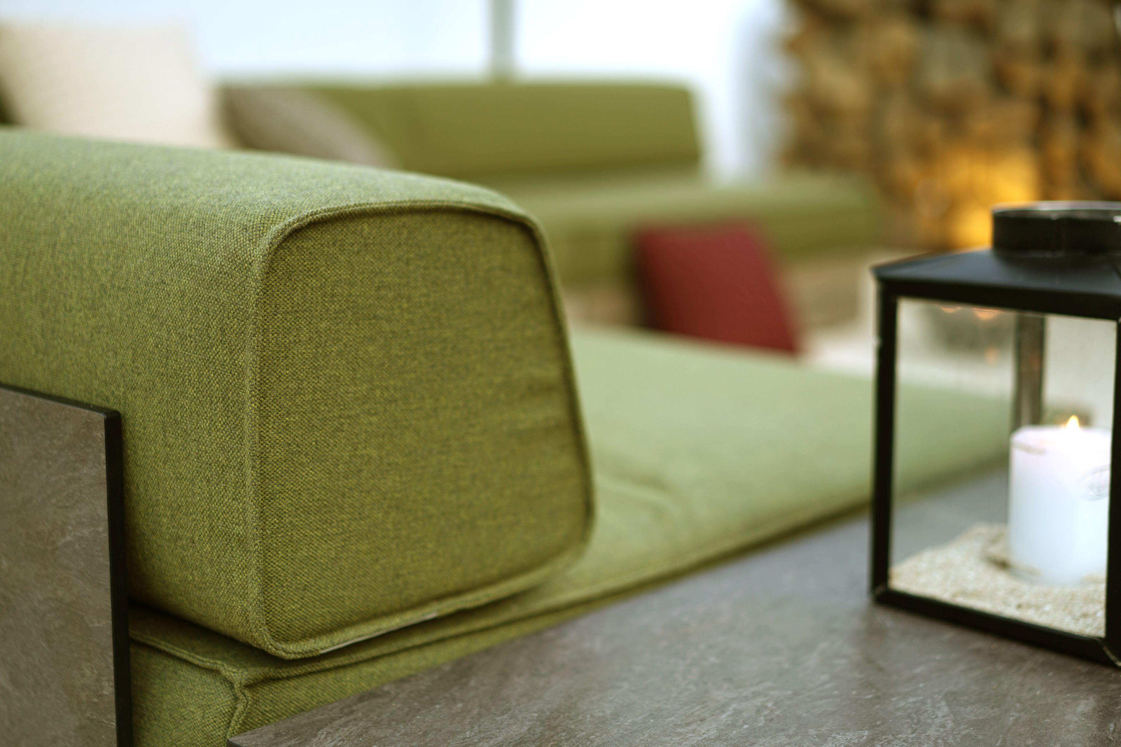 Угловой садовый диван в Sunbrella® MAMAGREEN Aiko ARCH-00036066 - Вид №3