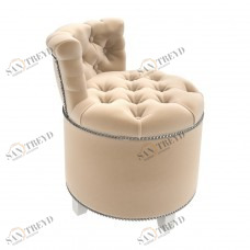 Пуф со спинкой PEZARO BEIGE бежевый PUSHA ДИЗАЙНЕРСКИЕ, PUSHA 061320 Бежевый 
